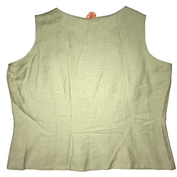 Cute Linen-Look Shell - Picture 2 of 5